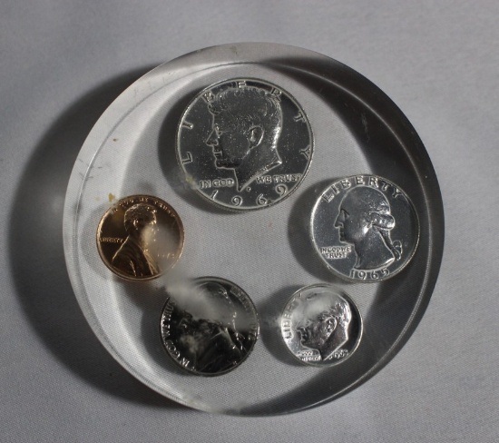 Neat Coin Paperweight