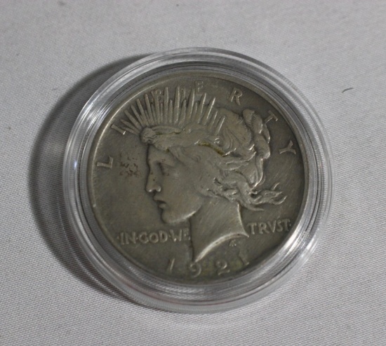 1921 Key Date Peace Silver Dollar
