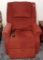 Burgundy Upholstered Lift Chair