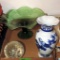 Lot of Vintage Glass and Vase