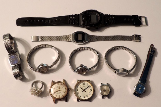 Lot of Vintage Wrist Watches