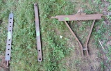 Lot of (3) 3 Point Hitch Draw Bars