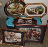 Lot of (3) Pieces of Framed Art