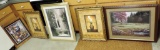 Lot of (5) Pieces of Framed Art