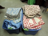 (2) Totes Full of Packing Pads