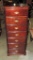 7 Drawer Mahogany Lingerie Chest