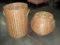 2 Natural Wicker Baskets