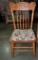 Contemporary Oak Pressed Back Side Chair