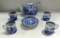 9 Pc. Spode Italian Blue & White Tea Set