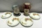 Tray Lot Hand Painted Italian Ceramics & Pottery