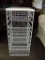 White Wire Basket Rack For Use In Kitchen