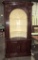 Mahogany 2 Pc. Shell Carved Open Corner Cabinet