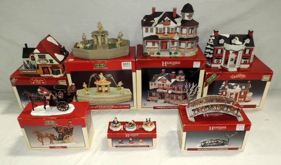 7 pc. Hearthside Christmas Village Items