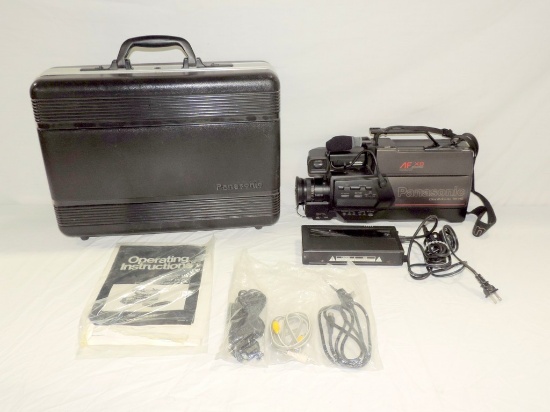 Panasonic Omni Movie VHS Camera In Case