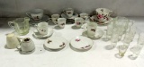 Box Lot Floral Pattern Tea Cups And Saucers