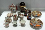 2 Tray Lots Oriental Porcelain