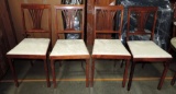 LegoMatic Mahogany Folding Chairs