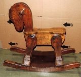 Pine Rocking Horse