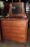 Vintage Walnut 2 Pc Bedroom Set