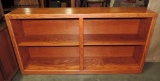 Oak Finish 4 Shelf Bookcase