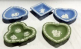 Lot Of 5 Wedgewood Jasperware Pin Dishes