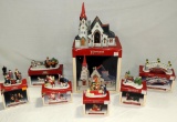 7 pc. Hearthside Christmas Village Items