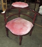 Vintage Mahogany Corner Chair