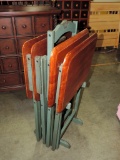 4 Stacking TV Trays