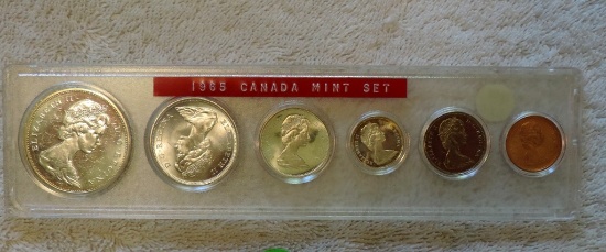 1965 Canada Mint Silver 6 Coin Uncirculated Set