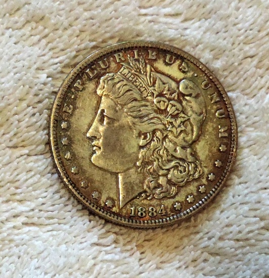 1884 Morgan Silver Dollar