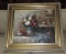 Oil On Canvas In Gold Frame
