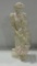 Alice Heath Composition Statue Of Victorian Woman With Daughter