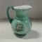 Hand Painted Fenton Diamond Jubilee Bill Fenton Pitcher