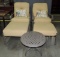 Grey Aluminum 5 Pc Patio Set