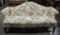 Chinese Chippendale Style Camel Back Sofa