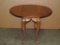 Oak CM Furniture Queen Anne Drop Leaf End Table