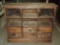Grey Stained 6 Drawer Wine Shelf