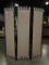 Linen Fabric 3 Panel Wood Screen