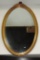 Carolina Mirror Co Gold Gilt Oval Wall Mirror