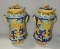 Hand Painted Italian Ceramic Jars