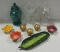 Glass Covered Jars, Ceramic Tray & Bowls Plus More