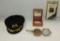Replica Of Brass Compass In Box, Plus More