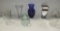 Covered Glass Jars And Vases