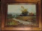 Signed Impressionist Oil On Canvas Landscape
