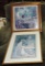 (2) Color Prints in Gold Frames