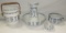 Antique 5 Pc. Victorian Ardleys England Blue & White Chamber Bedroom Set