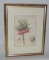 Framed Color Flower Print