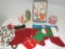 Tray Lot Christmas Collectibles