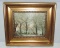 Signed Oil On Canvas In Gold Frame