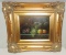 Oil On Board Signed Fruit Painting In Frame